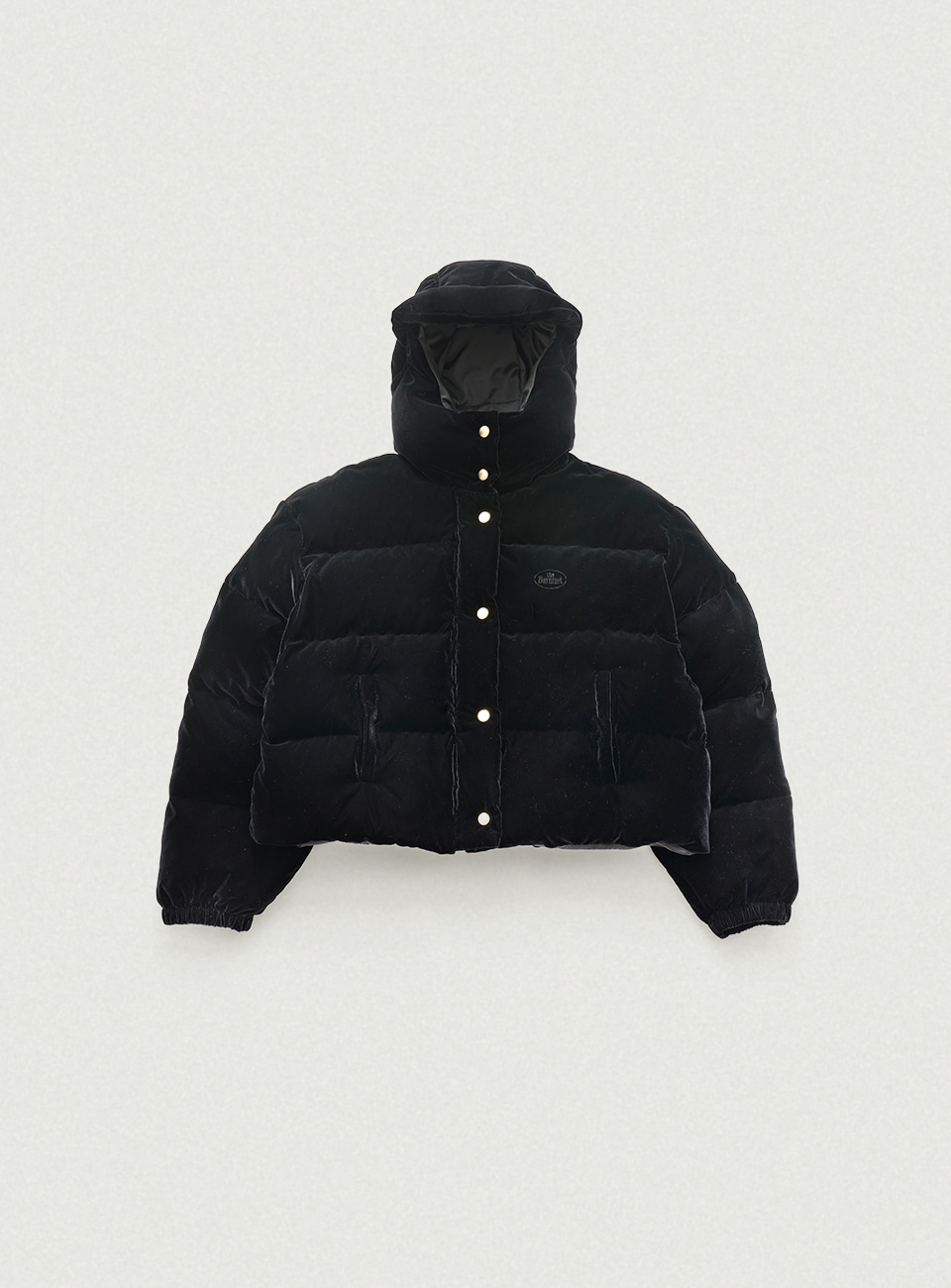 Influencer pick] Little Black Velvet Goose Puffer Jacket