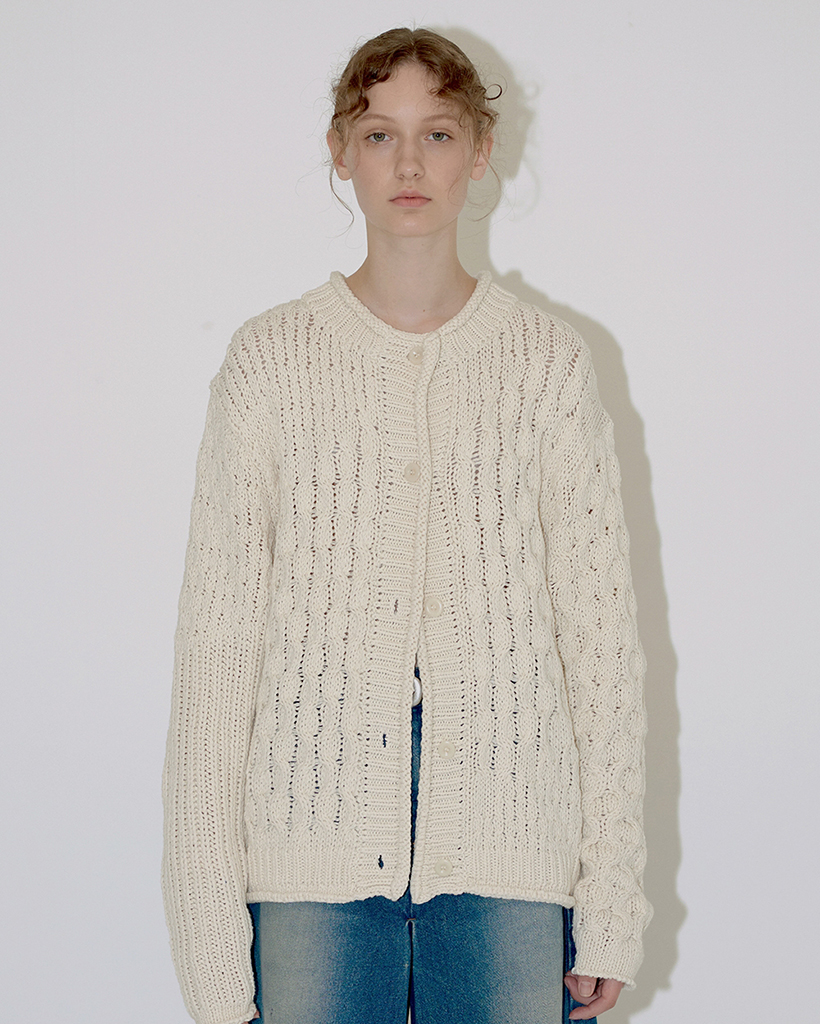 Nordic Knit Cardigan Ivory | ファッション通販サイト NUGU