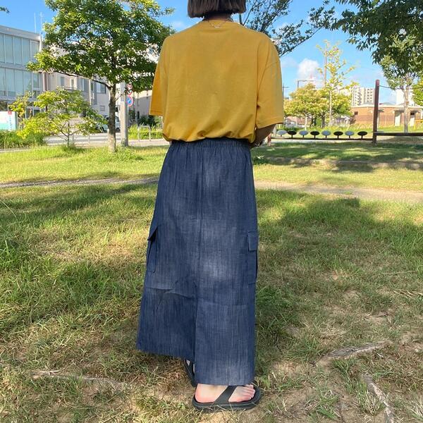 リネンデニムスカート | ファッション通販サイト NUGU