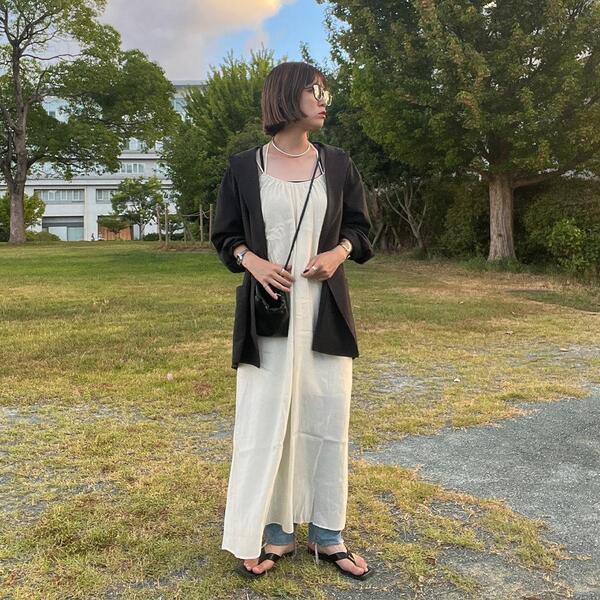 TSUMORI CHISATO ロングキャミワンピース　キリン TSUMORI CHISATO ロングキャミワンピース キリン