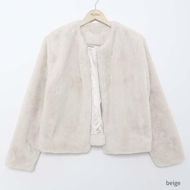 nugu アウター apricot fur jacket | ファッション通販サイト NUGU