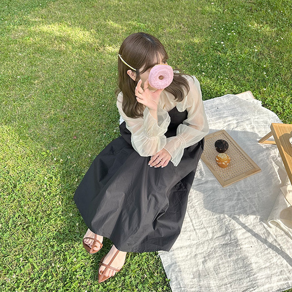 クロシェフリルブラウス Arpege クロシェフリルブラウス Arpege