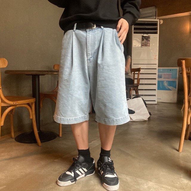 デニムハーフパンツ