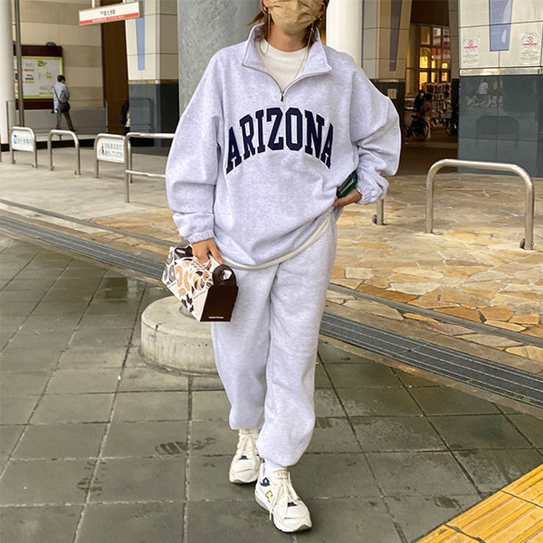 ARIZONAハーフジップスウェット | ファッション通販サイト NUGU