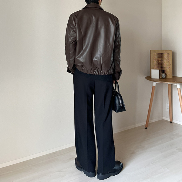 【関税込み】RECTO レザー ジャケット ユニセックス）ラインレザージャケット | ファッション通販