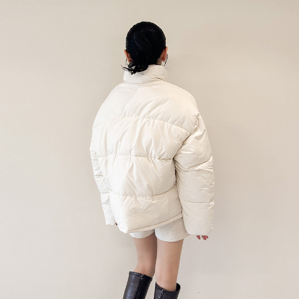 ベーシックシンプルパディングジャンパー | ファッション通販