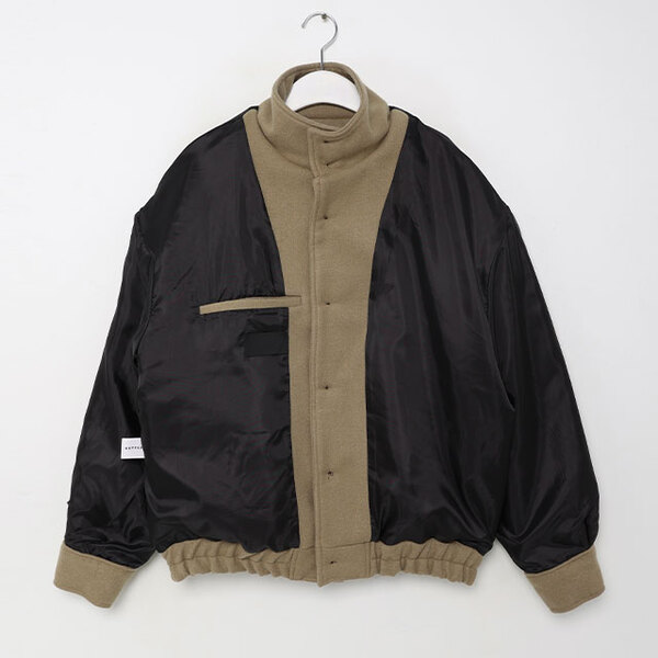 ウールハイネックカジュアルジャケット | ファッション通販サイト NUGU 