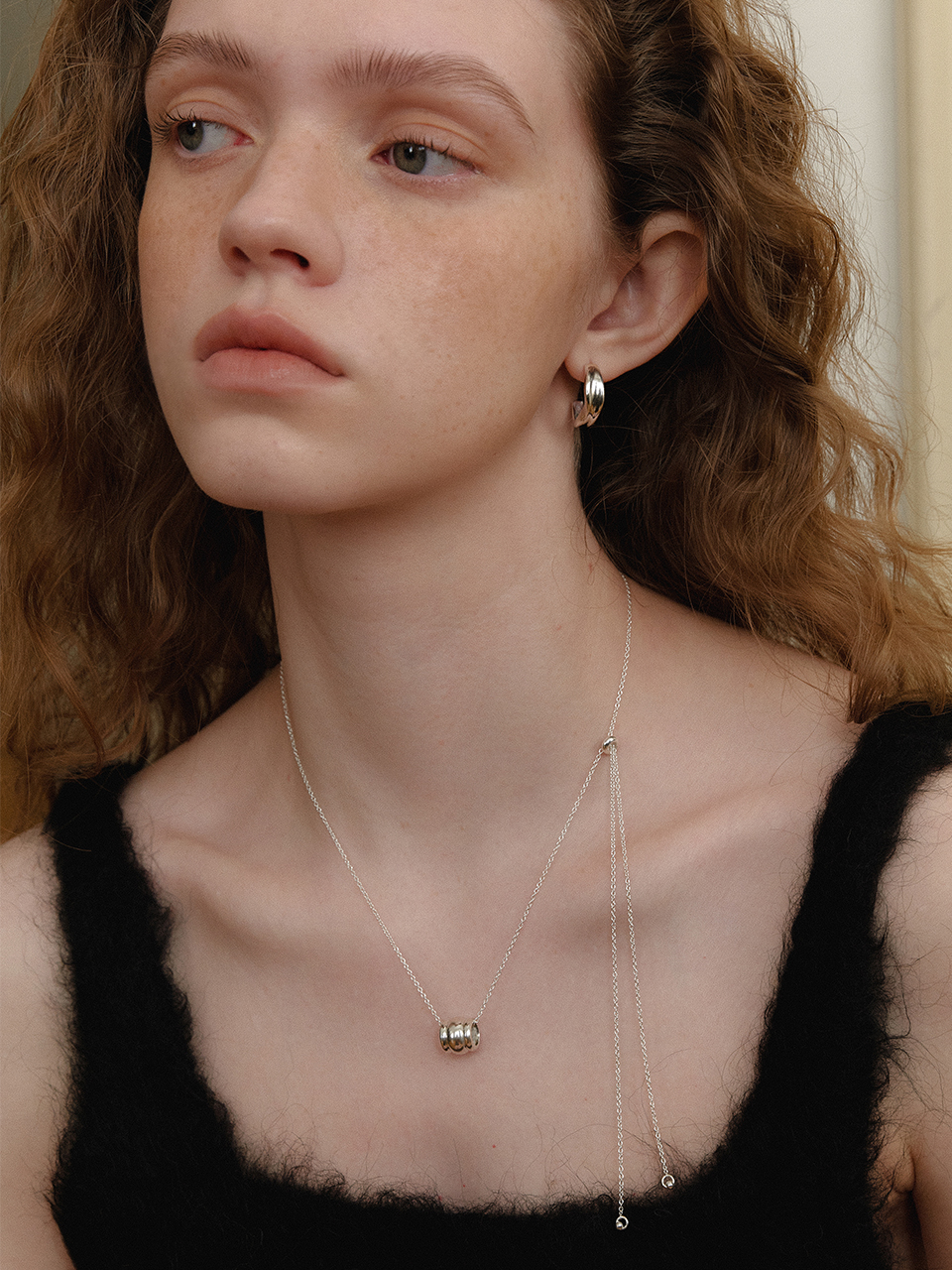[leeENoir] Black Ribbon Pearl Necklace真珠の首飾り Black Ribbon Pearl Necklace | ファッション通販サイト NUGU