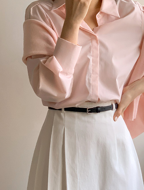 [made] Merspan volume blouse