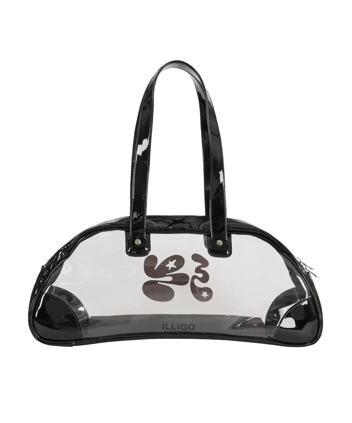 ★早期完売★【ILLIGO】25SS IG COLOR BLOCK BEACH SHOULDER BAG IG Color Block Beach Shoulder Bag Black | ファッション通販