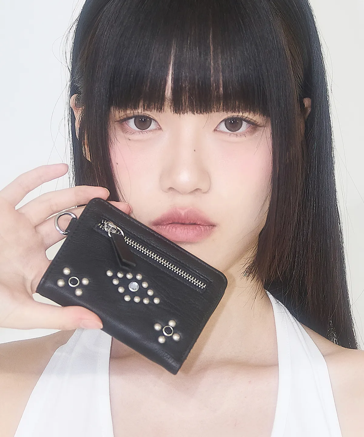 ◆ILLIGO◆ Studded Cross Wallet Black 25SMACC02BK Studded Cross Wallet Black | ファッション通販サイト NUGU