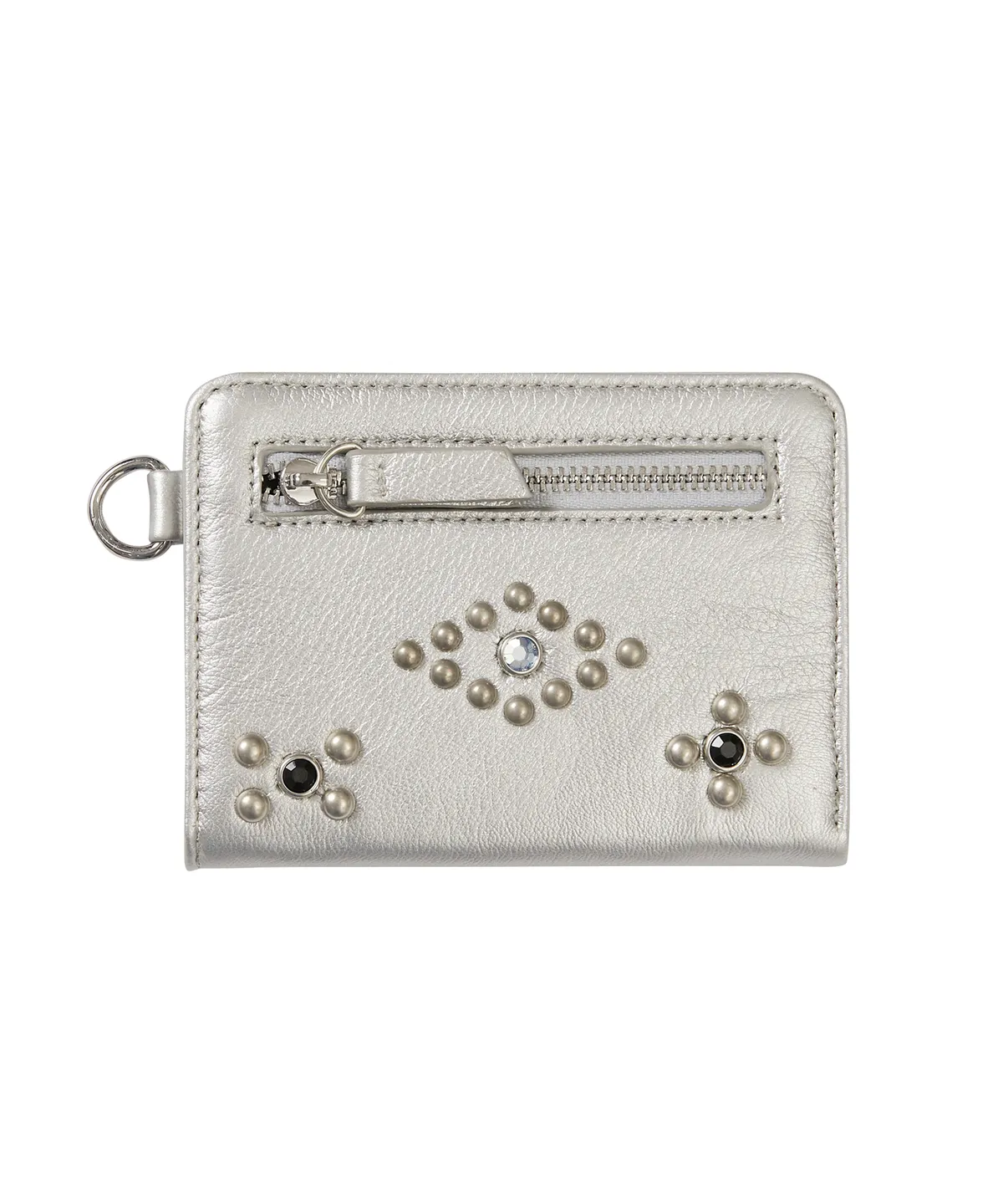 ◆ILLIGO◆ Studded Cross Wallet Black 25SMACC02BK Studded Cross Wallet Charcoal | ファッション通販サイト NUGU