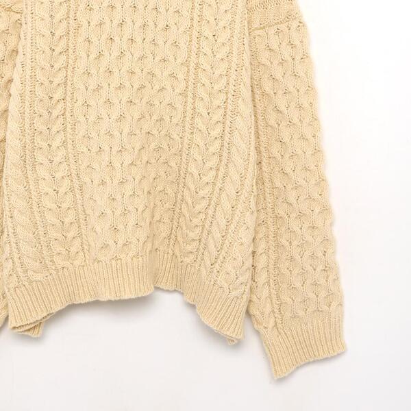 Katie ルーズニット ケーブルルーズニット | ファッション通販サイト NUGU