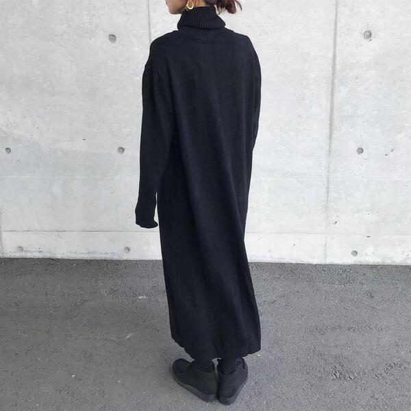 タートルネックニットワンピース | ファッション通販サイト NUGU