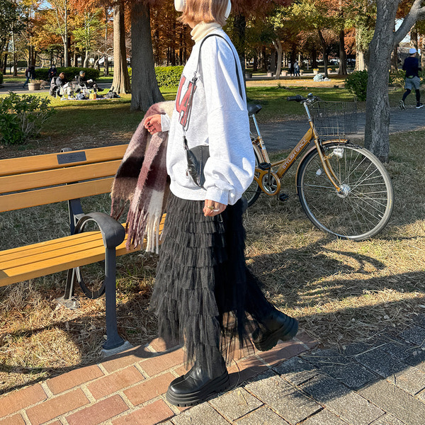 メッシュカンカンスカート | ファッション通販サイト NUGU