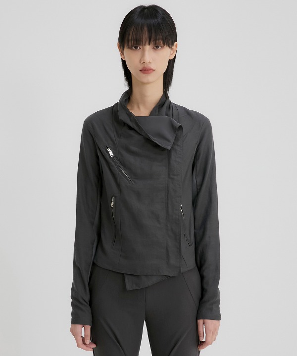 ジャケット・アウター FLAREUP Asymmetrical Biker Jacket ジャケット・アウター FLAREUP Asymmetrical Biker Jacket