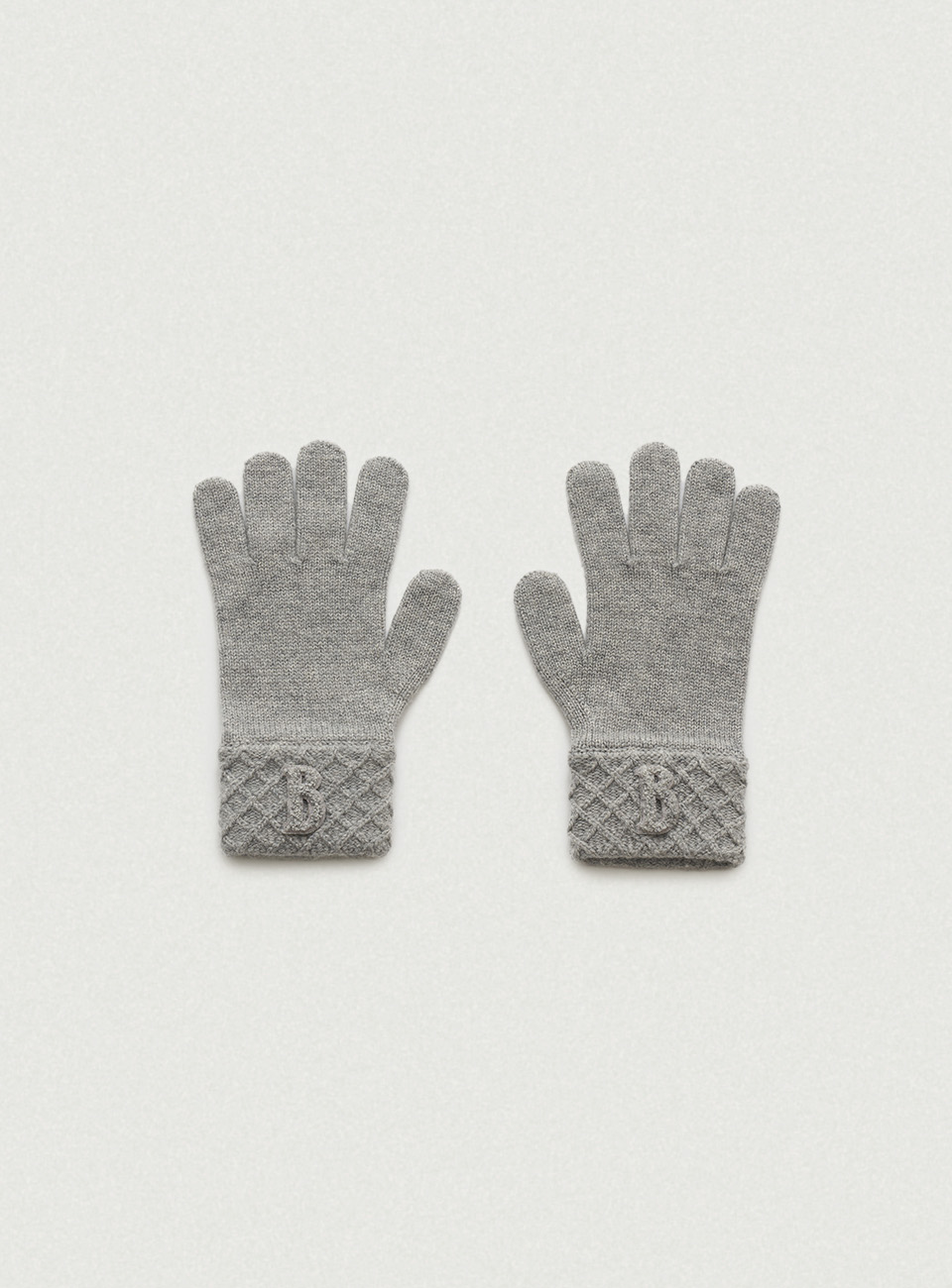 Étoile Wool Cashmere Gloves_Melange Grey