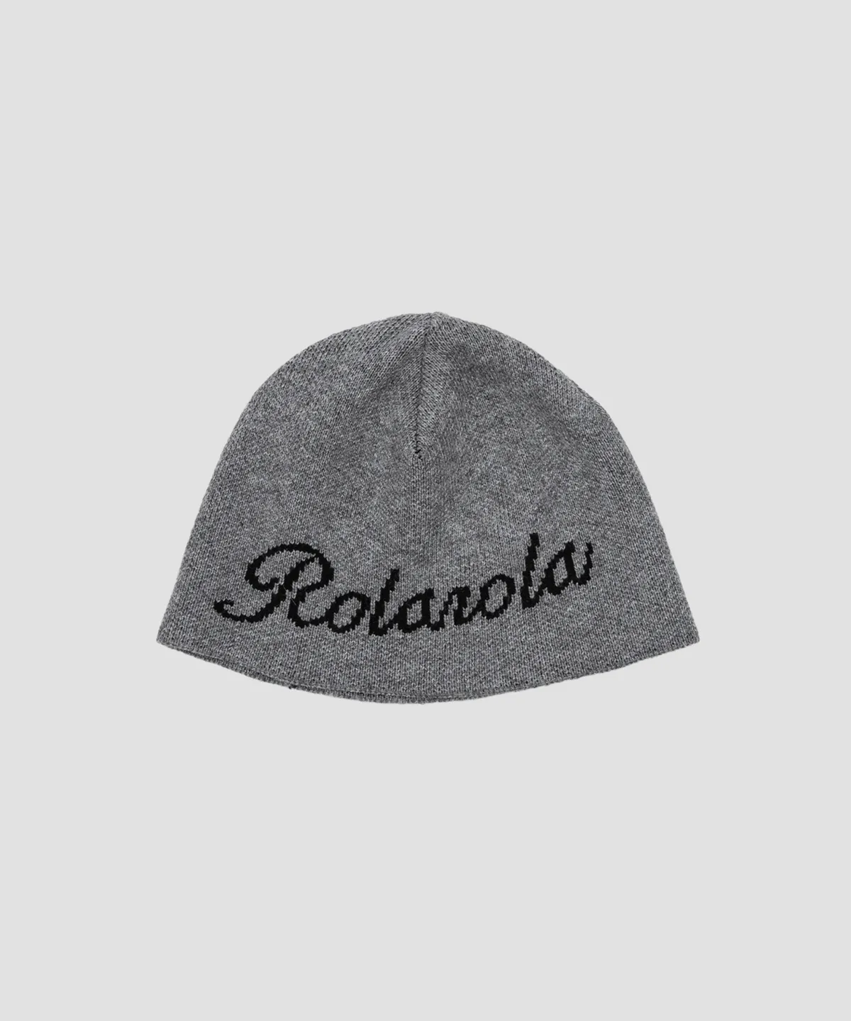 LOGO JAQUARD BEANIE GRAY