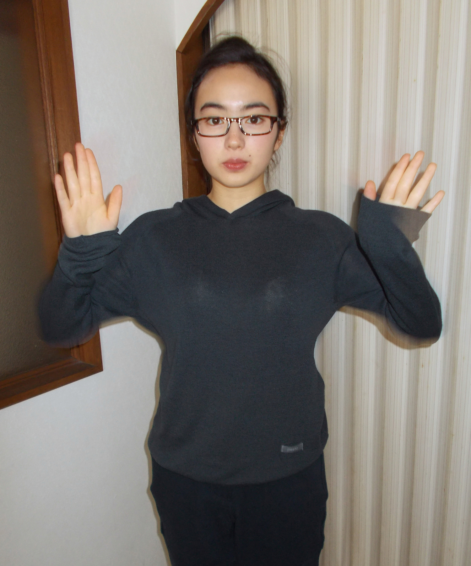 HOODIE KNIT TOP DARK MOON