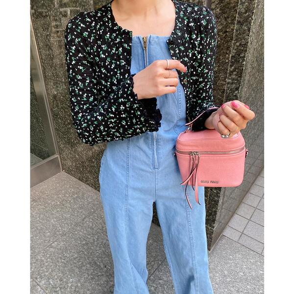 フレア裾花柄カーディガン | ファッション通販サイト NUGU