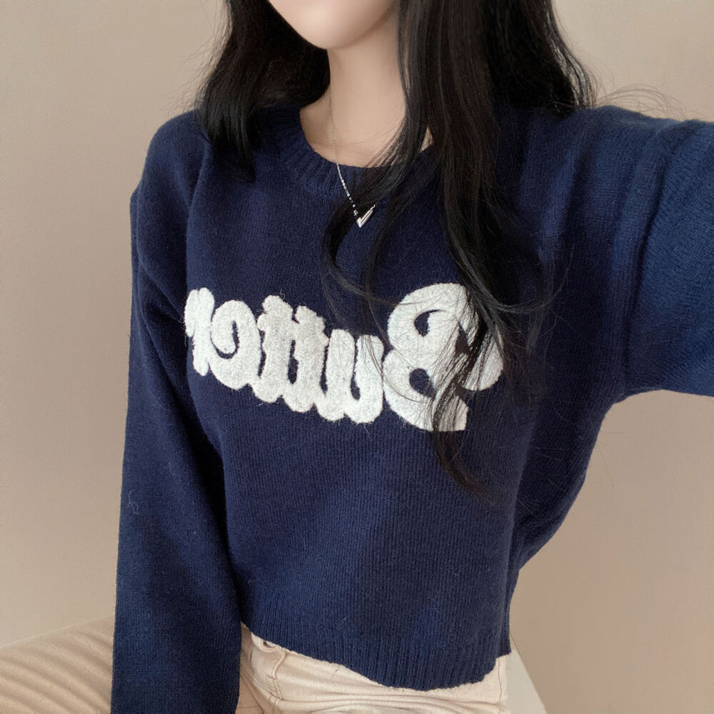 5color] ラウンド長袖ニット | ファッション通販サイト NUGU