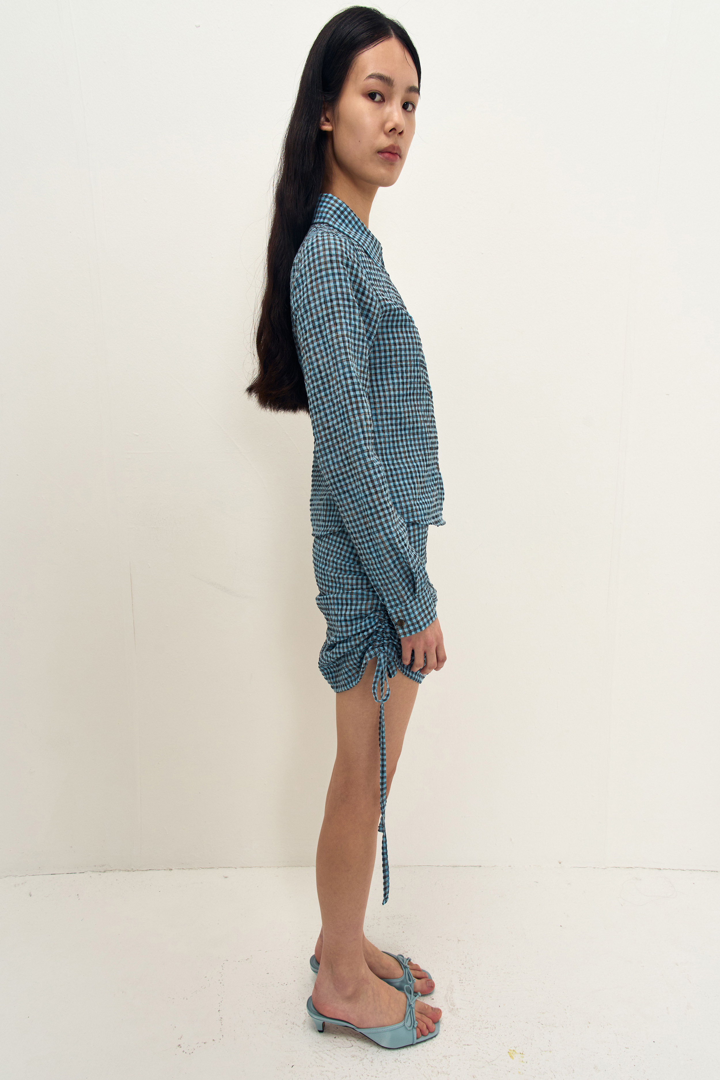 Bloom shirts (blue) | ファッション通販サイト NUGU