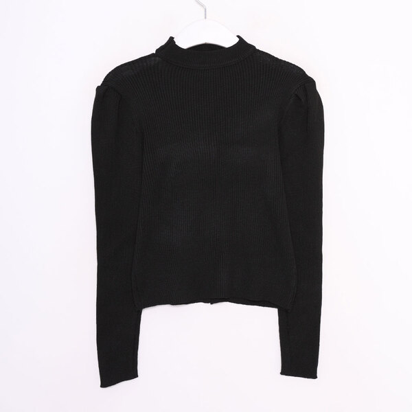 ハグオーワー ポップコーンリブハンドニットカーディガン ブラック 美品 ハグオーワー ポップコーンリブハンドニットカーディガン