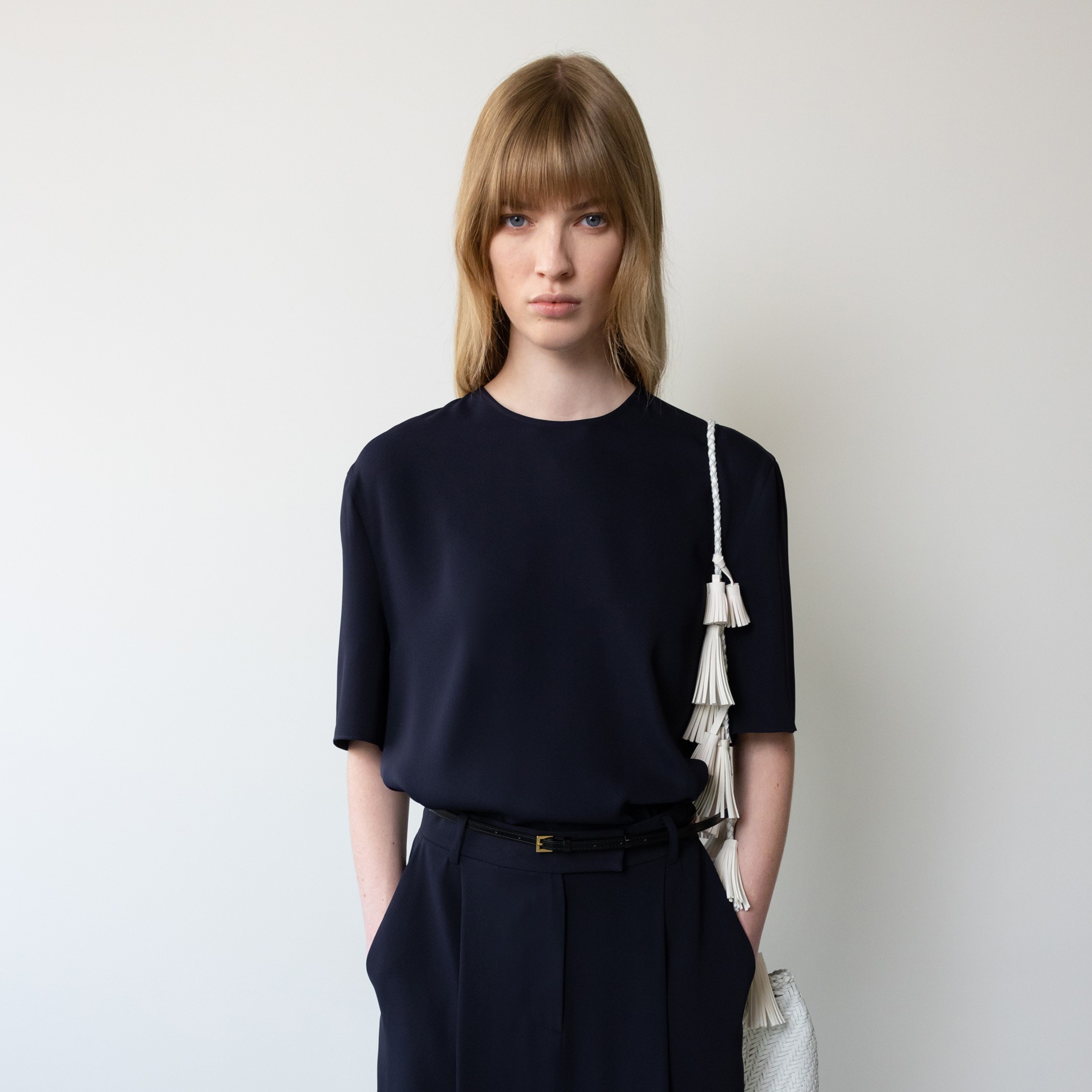 ORR オル　パフスリーブブラウス Olu. ブラウス シャツ 「Kanako×Olu.」ジャガードパフスリーブ