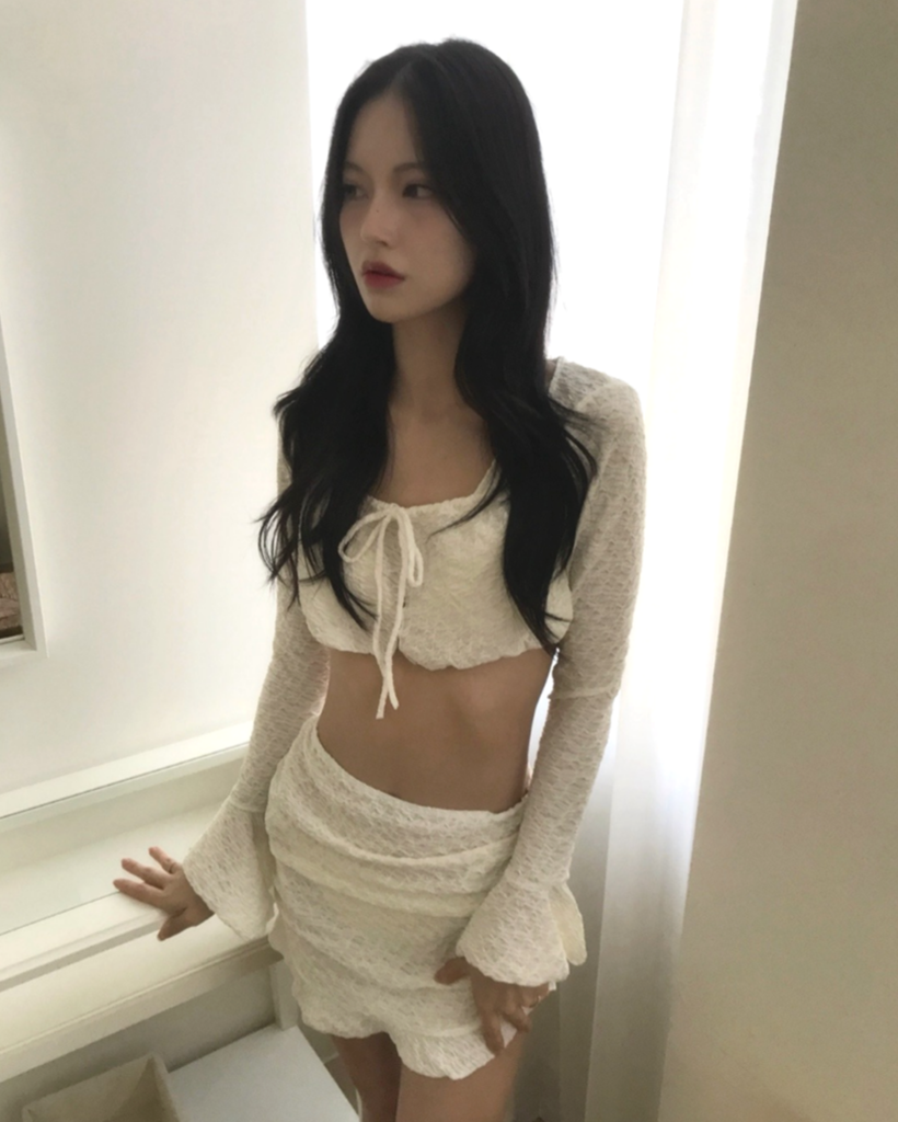 [4ピース] layered hood bikini