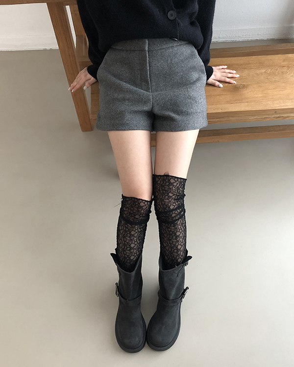 裏起毛ポケット付きモッサーショートパンツ | ファッション通販サイト NUGU