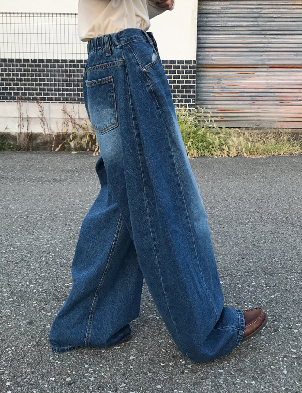 デニムワイドパンツ | ファッション通販サイト NUGU