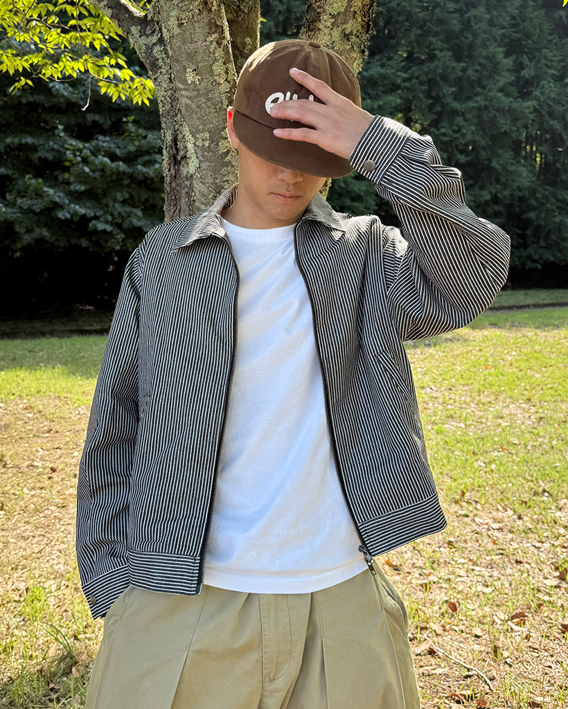 ストライプトラッカージャケット | ファッション通販サイト NUGU