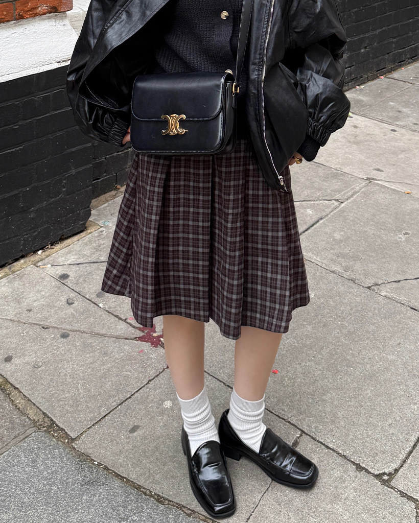 ロンドンプリーツチェックミニスカート | ファッション通販サイト NUGU