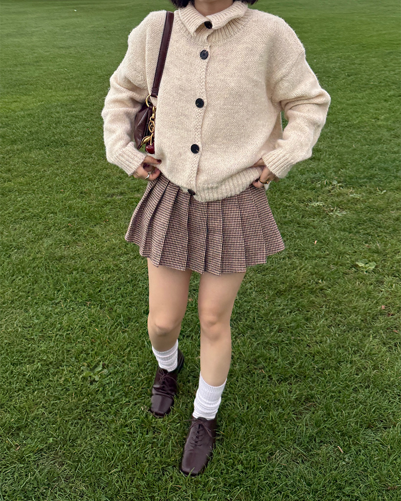 スカート LGB MICRO MINI GUIZIO プリーツマイクロミニスカート - Light Grey Plaid | REVOLVE