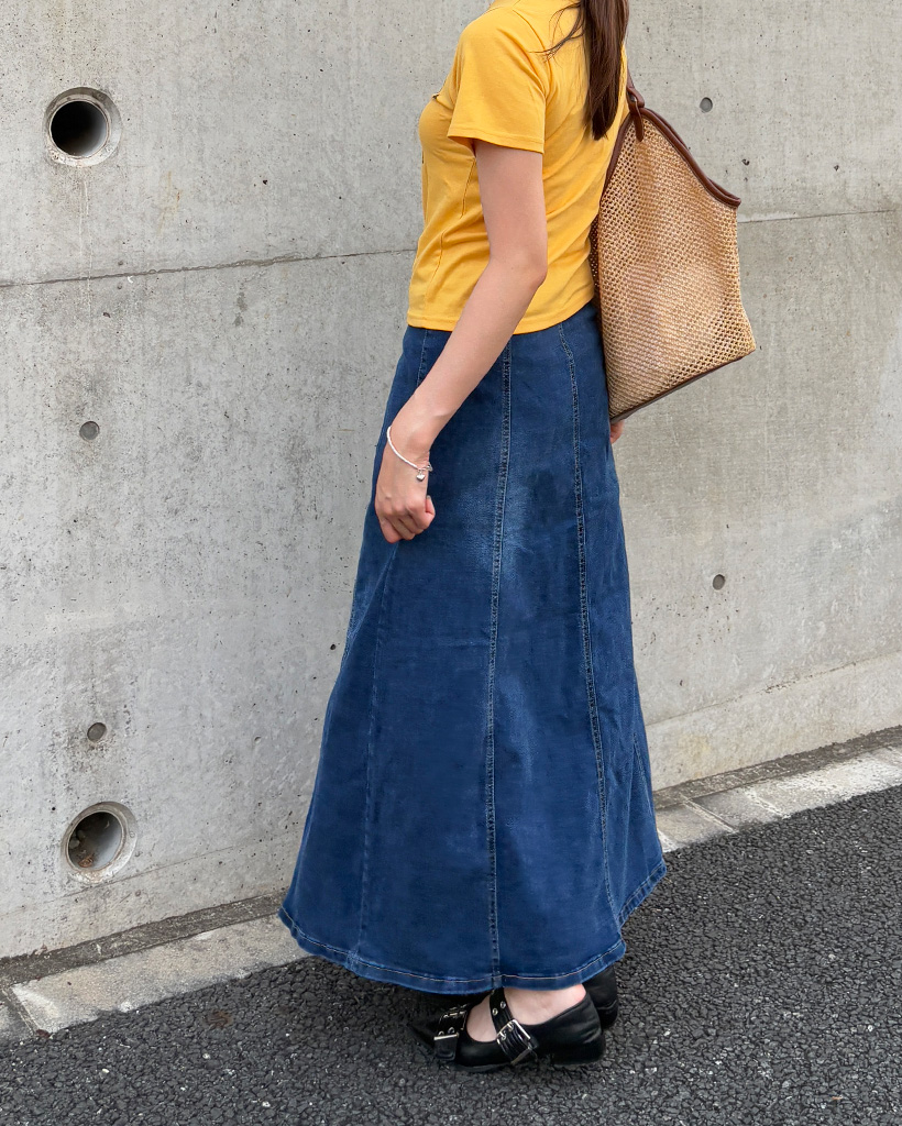 極美品 25 ディーゼル ジョグジーンズ ロングスカート マキシ デニムスカート デニムマキシロングスカート | ファッション通販サイト NUGU
