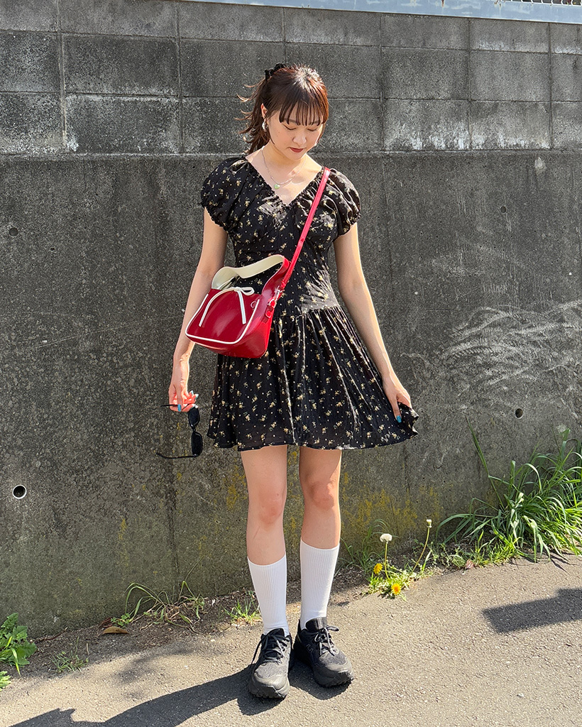 ワンピース purine RIVE DROITE】レースリーンワンピース | OUTLET(アウトレット