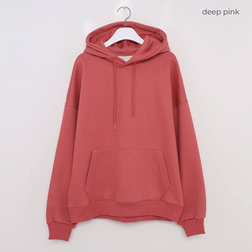 プレーンカラーフードパーカー | ファッション通販サイト NUGU