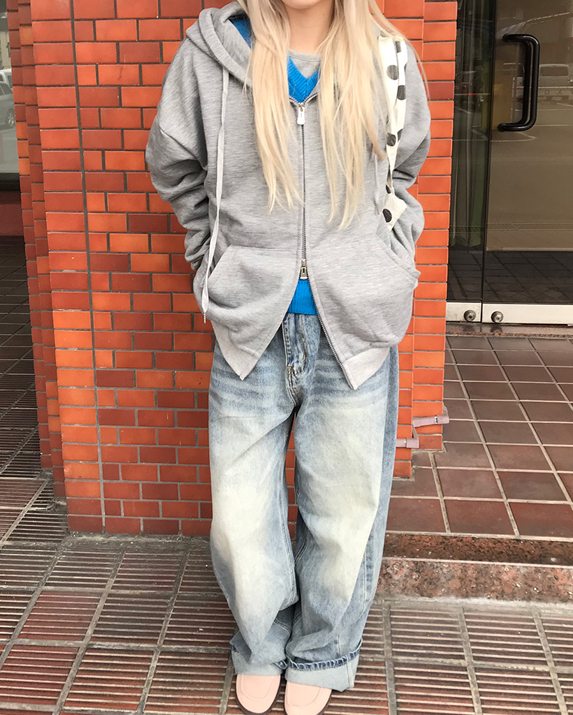 オーバーサイズパーカー