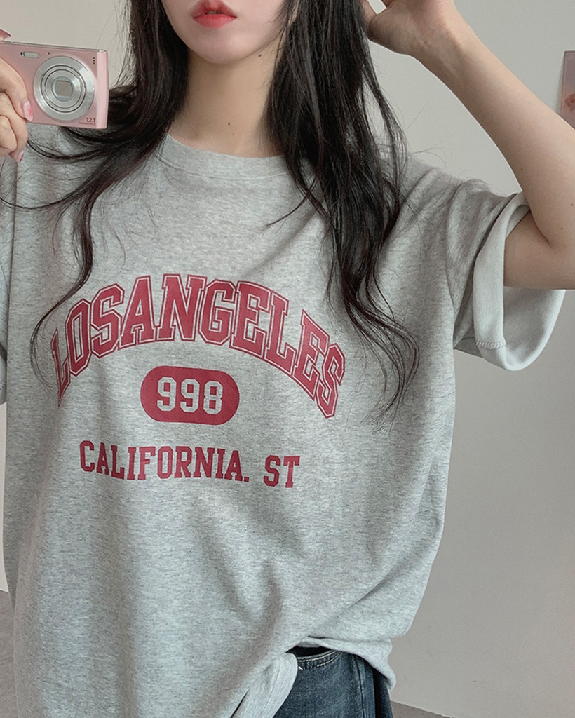 レタリングオーバーサイズ半袖Tシャツ | ファッション通販サイト