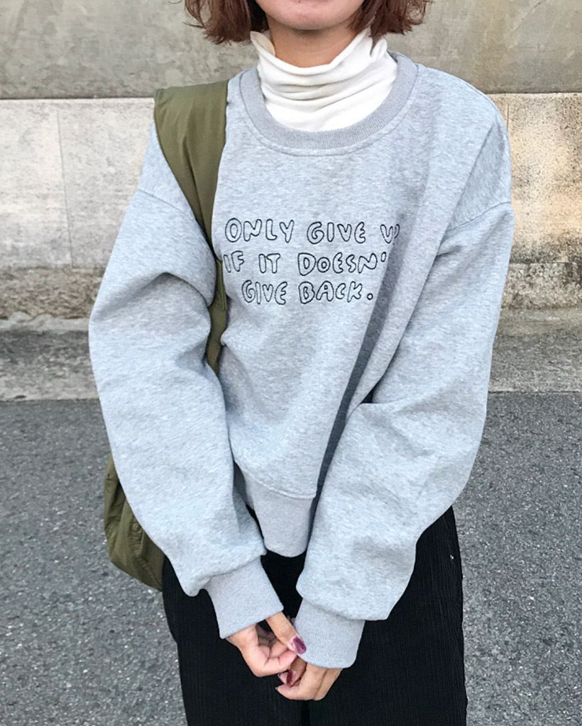 レタリングトレーナー | ファッション通販サイト NUGU