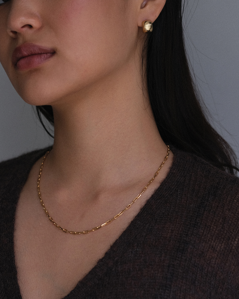 Half Dome Earring - Gold (silver925)