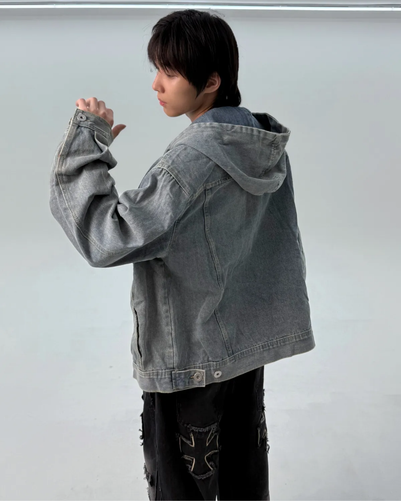 フード付きデニムジャケット | ファッション通販サイト NUGU