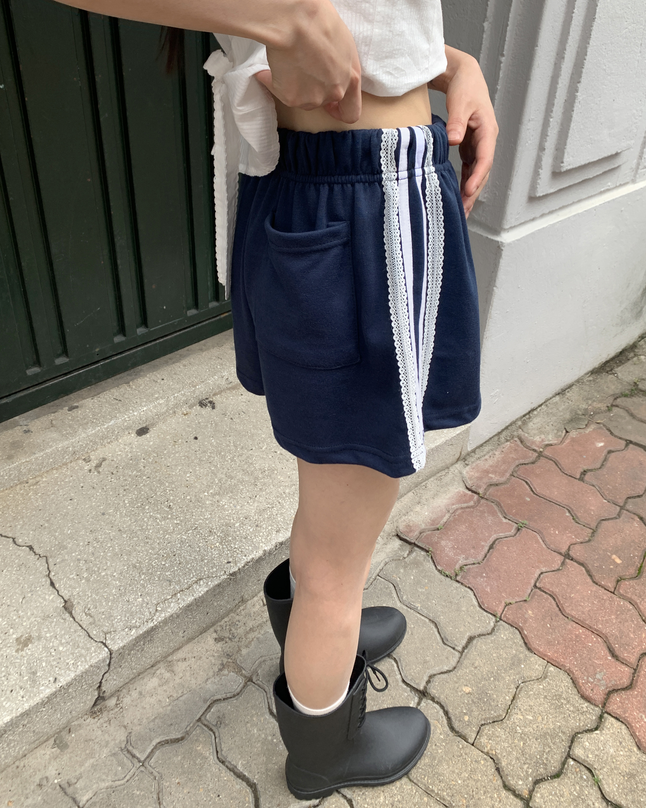 トラックレースゴムショットパンツ/ハーフパンツショートパンツ