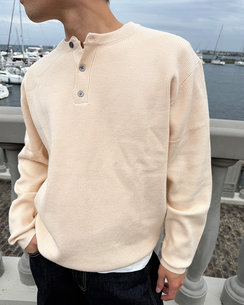 ヘンリーネックニット | ファッション通販サイト NUGU