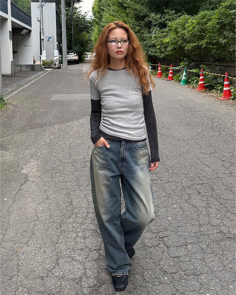 ぐぅ～★ GU公式 | スーパーワイドシェフパンツ(ステッチ)NT+E(セットアップ可能)