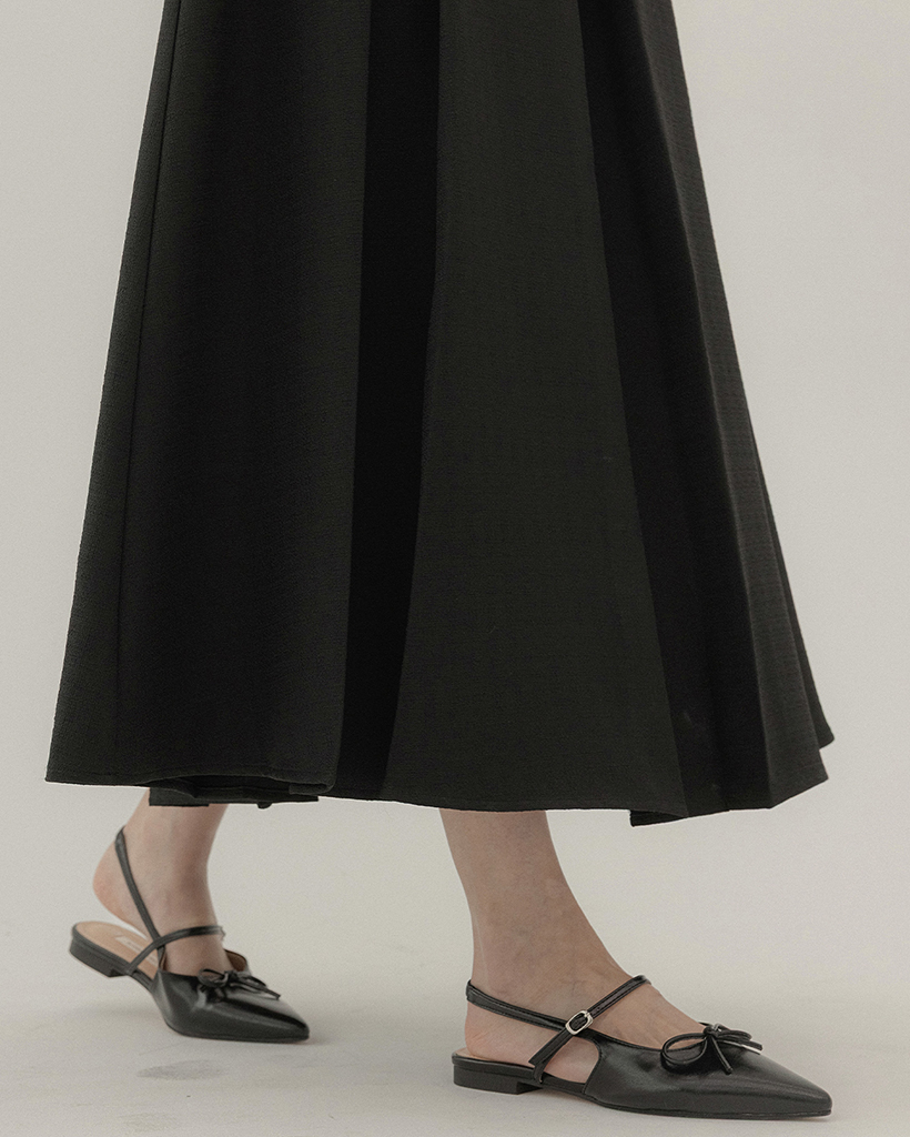 オケージョン】ツイードハートネックプリーツベルトロングワンピース