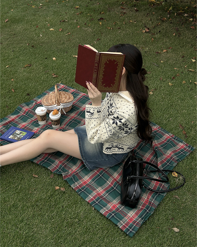 ノルディックスノーフレークニットジャケット | ファッション通販