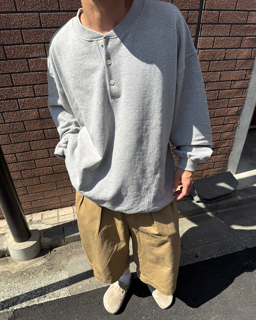 はるページ① ヘンリーネックスウェットシャツ | ファッション通販サイト NUGU