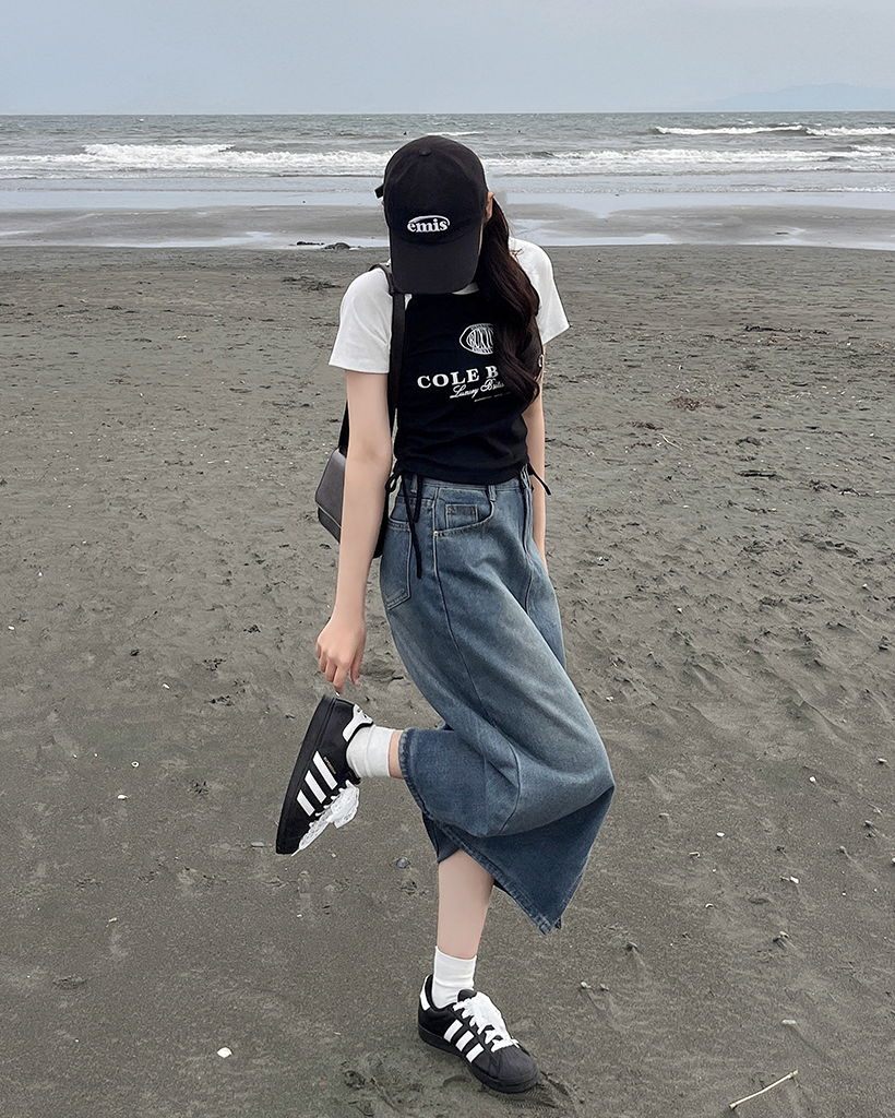 ストリングレタリングラグラン半袖Tシャツ | ファッション通販