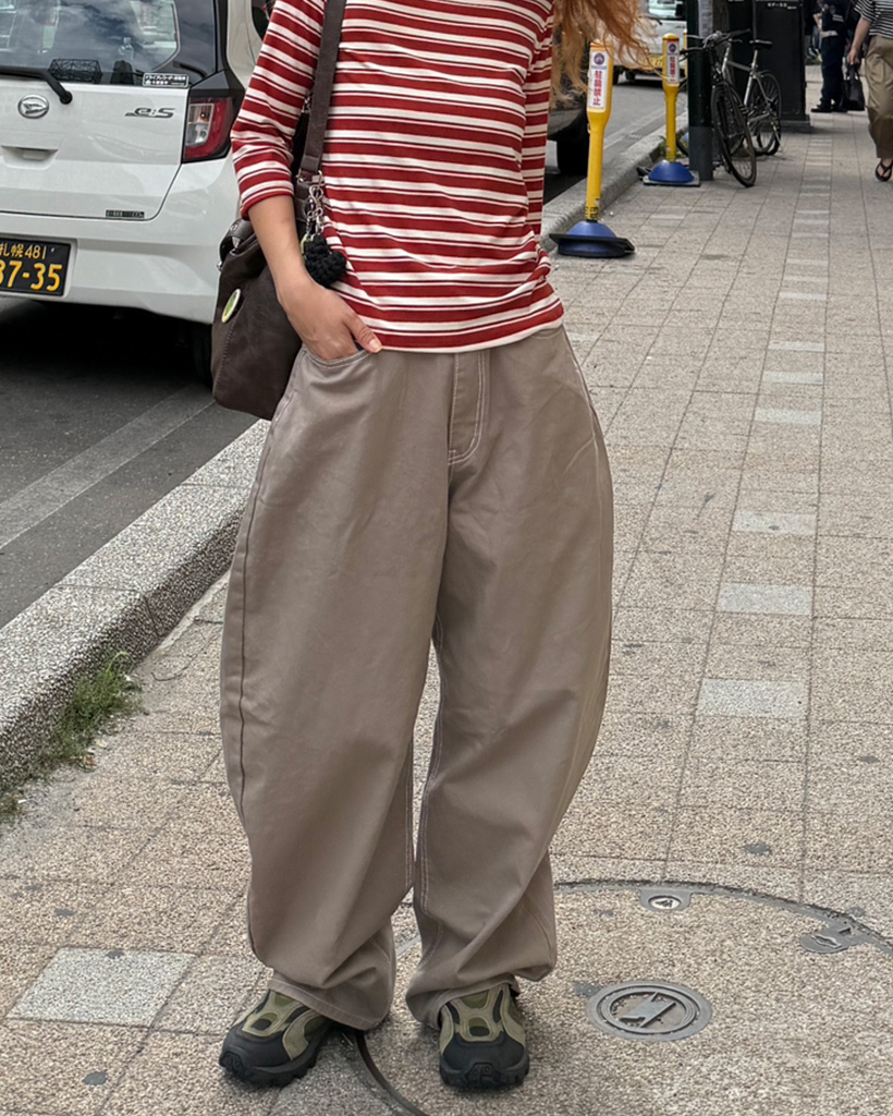 新品タグ付 Nala linen like balloon pantsナラパンツ Nala linen like balloon pantsナラパンツ